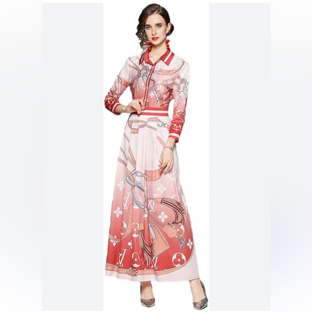 Anna Irion LV silk scarf repurposed dress